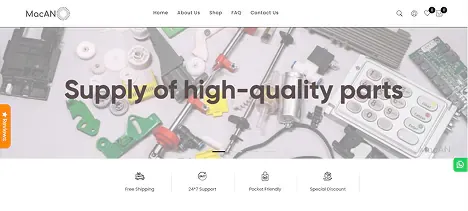 Macan Technologies - ATM Hardwares  website preview