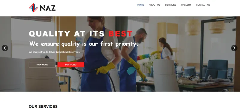 Naz.Qa website preview