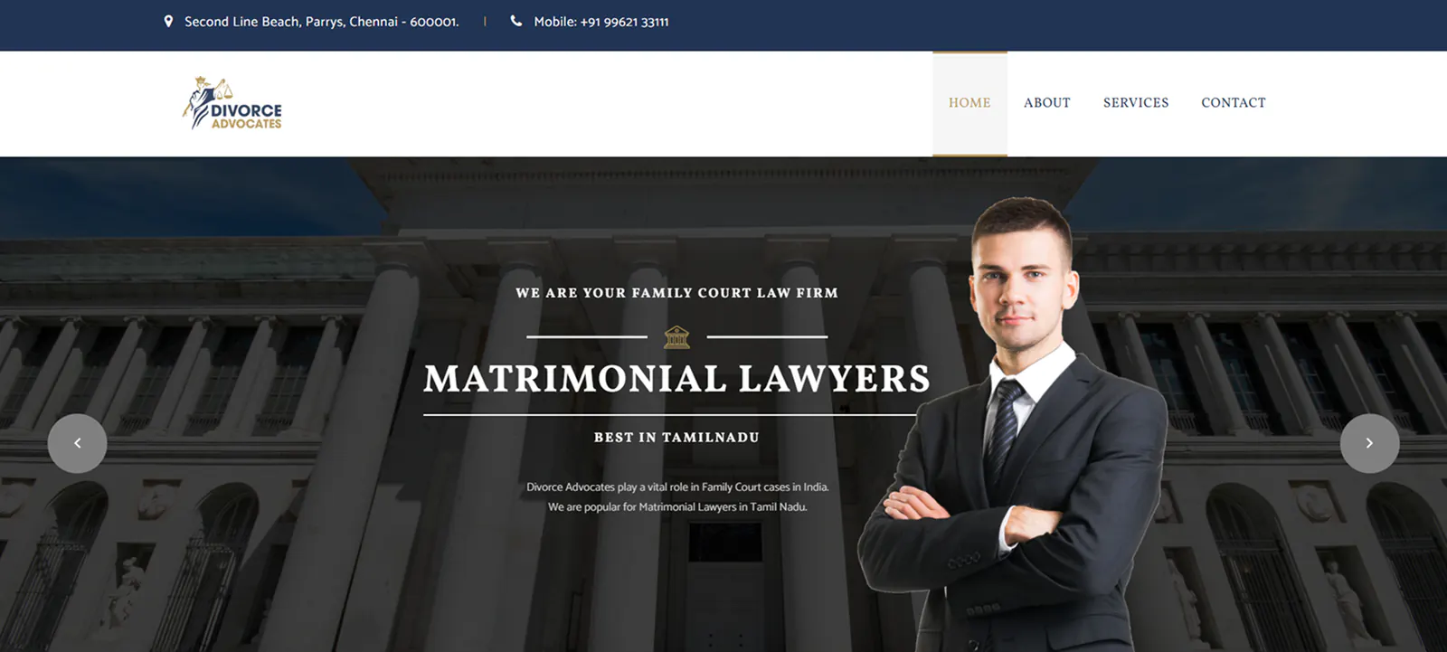 Divorce Advocates homepage